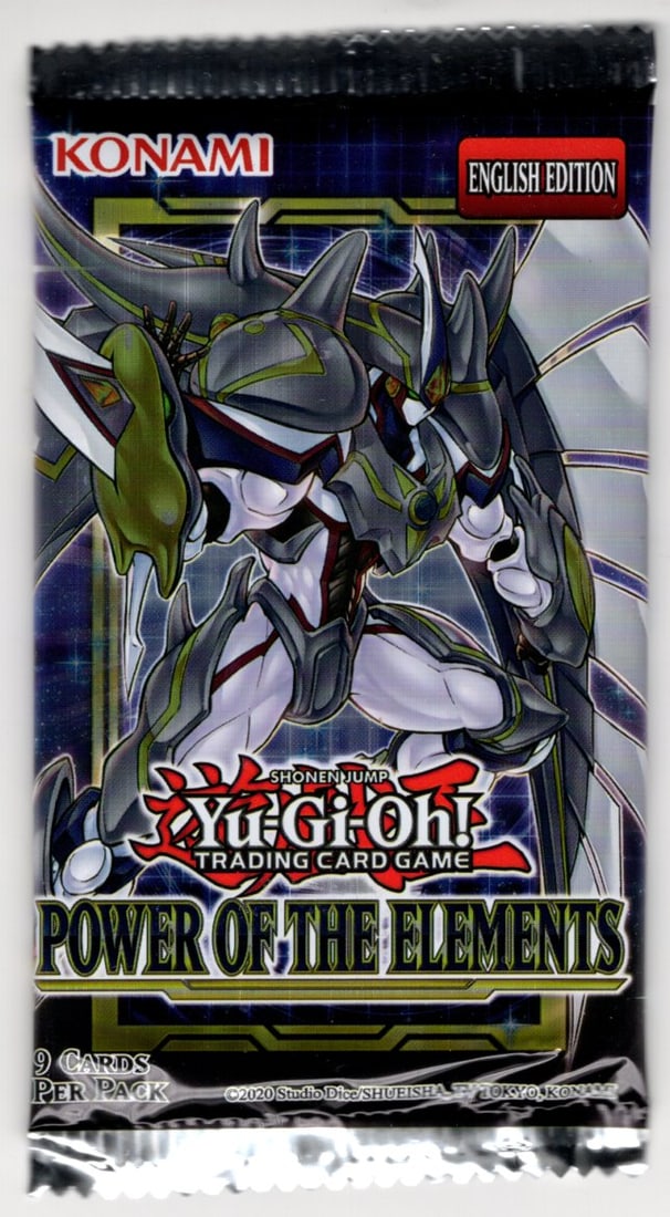 2020 Konami Yu-Gi-Oh! Power of the Elements Retail Box Pack, English Edition: Yu Gi Oh TCG, Yugioh 25th Anniversary Trading Card Game, Trading Card Games for Sale Near Me, Auction Lots for Sale On Line, Attack, Spell, Defend