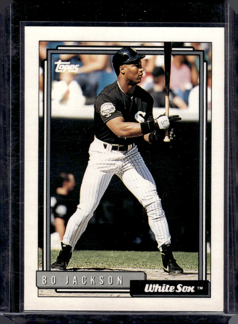 Bo Jackson 1992 Topps #290 White Sox Baseball Card (1 of 2)