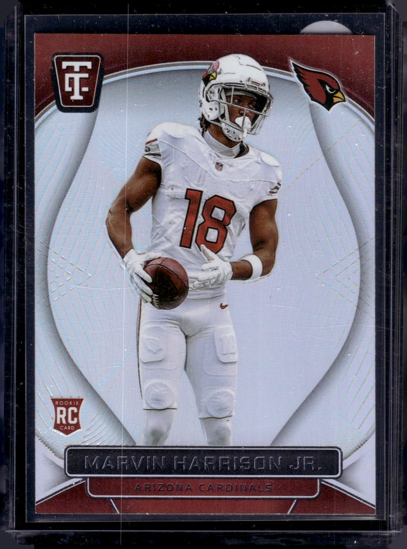 Marvin Harrison Jr. Rookie Card 2024 Totally Certified #159 Arizona Cardinals Football Card: Panini Select, Prizm, Mosaic, Contenders, Zenith, Phoenix, Illusions, Absolute, Rookie NFL Sports Trading Cards, SP, SSP, Cards, Football Cards for Sale Near Me, Superbowl & Hall of Fame Player Cards,