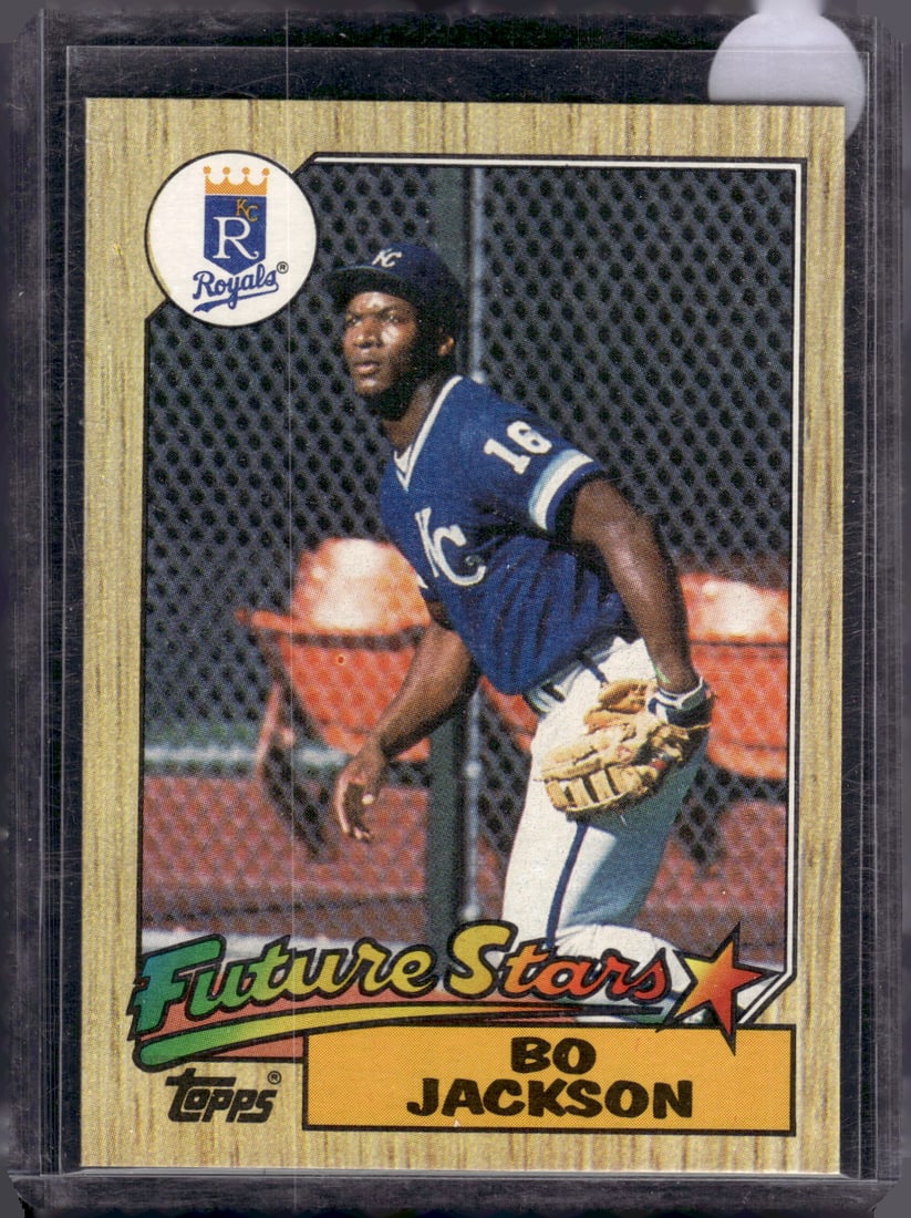 Bo Jackson Future Stars 1987 Topps #170 Royals Baseball Card (1 of 2)