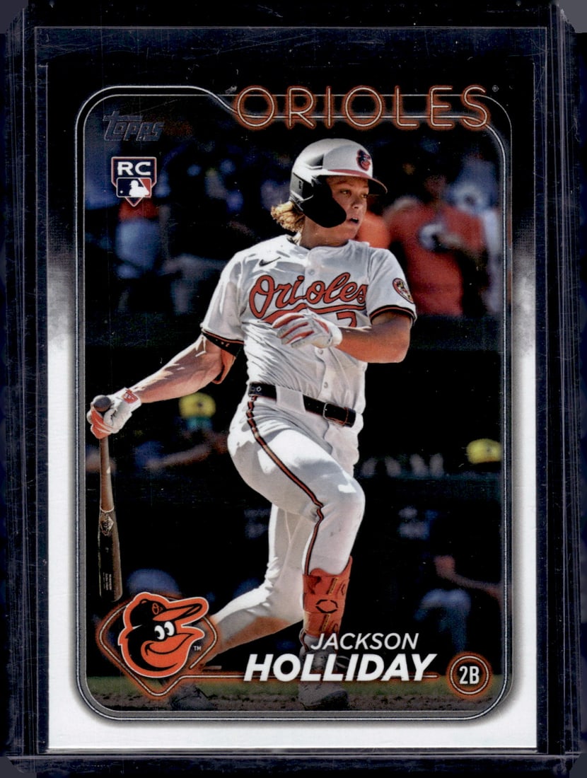 Jackson Holliday Rookie Card 2024 Topps Update #US50 Baltimore Orioles Baseball Card (1 of 2)