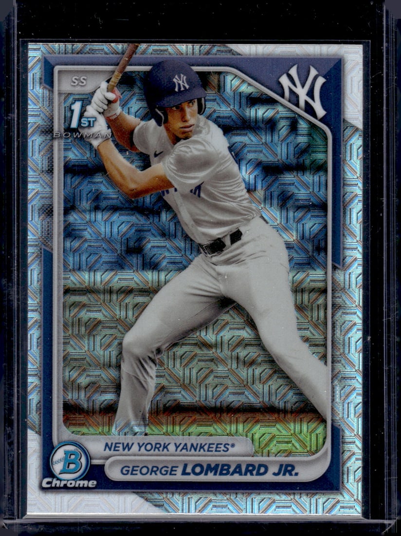 George Lombard Jr. 1st Bowman Mojo Refractor 2024 Bowman Chrome #BCP-79 Yankees (1 of 2)