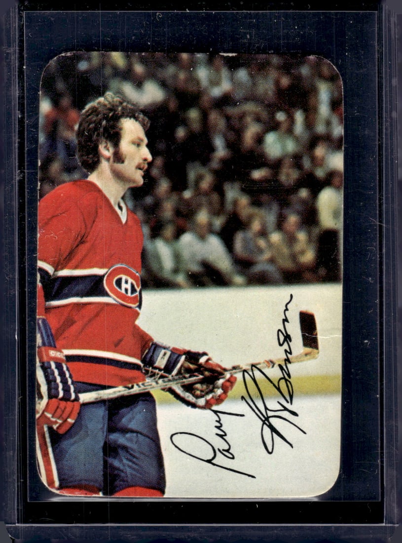 Larry Robinson 1977 O-Pee-Chee Glossy #18 Montreal Canadiens Hockey Card NHL Vintage: O Pee Chee Vintage NHL Hockey Trading & Sports Cards, Old Sports Cards for Sale Near Me, Stanley Cup & Hall of Fame Players, Valuable Auction Memorabilia Lots for Sale On Line
