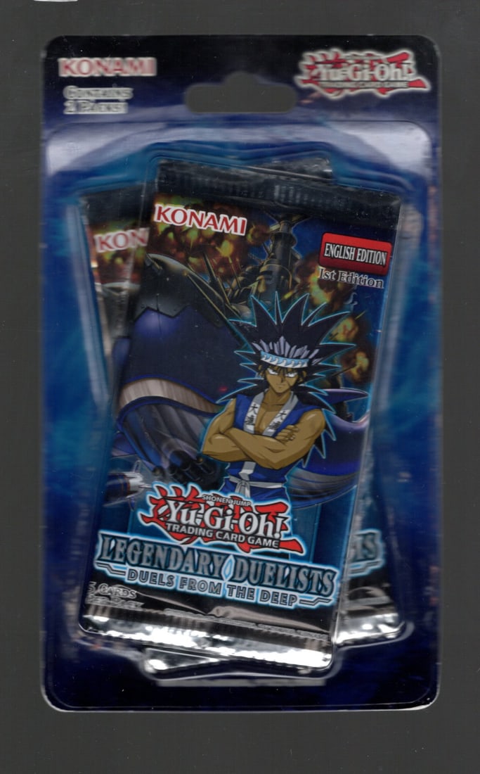 2020 Yu-Gi-Oh! Legendary Duelists - Duels from the Deep 1st Edition - 2 Packs Per Hanger Blister: Yu Gi Oh TCG, Yugioh 25th Anniversary Trading Card Game, Trading Card Games for Sale Near Me, Auction Lots for Sale On Line, Attack, Spell, Defend