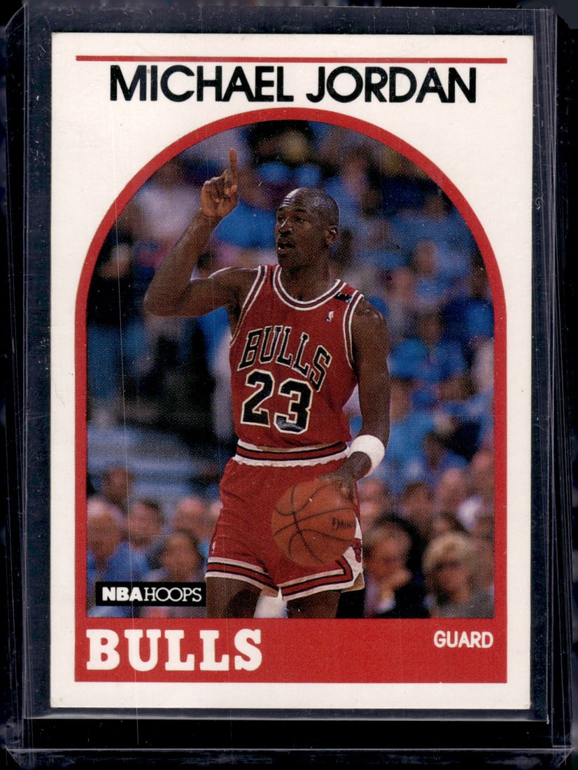 Michael Jordan 1989-90 NBA Hoops #200 Chicago Bulls NBA (1 of 2)
