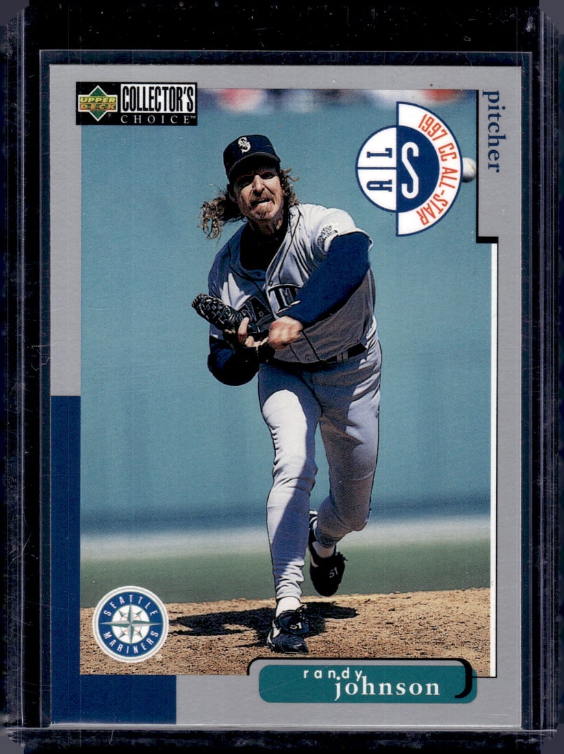 Randy Johnson 1998 Upper Deck Collector's Choice #493 Mariners Baseball Card (1 of 2)