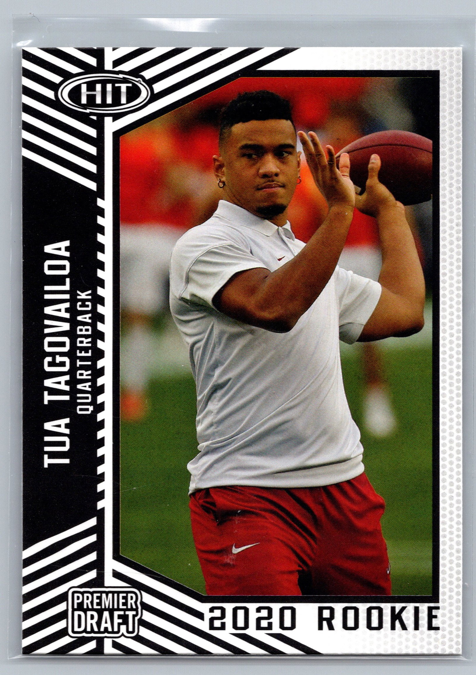 Tua Tagovailoa Rookie Card 2020 SAGE HIT #13 Alabama, Miami Dolphins (1 of 2)