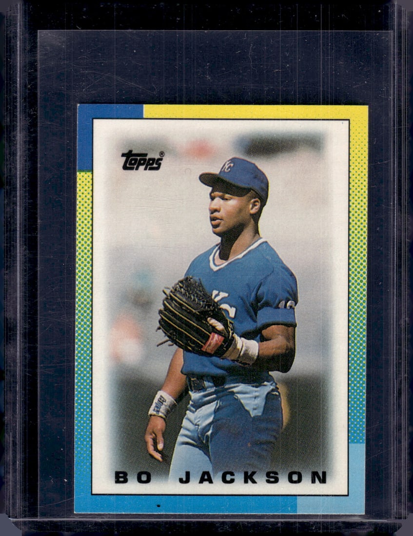 Bo Jackson 1990 Topps League Leaders Mini #16 Royals MLB (1 of 2)
