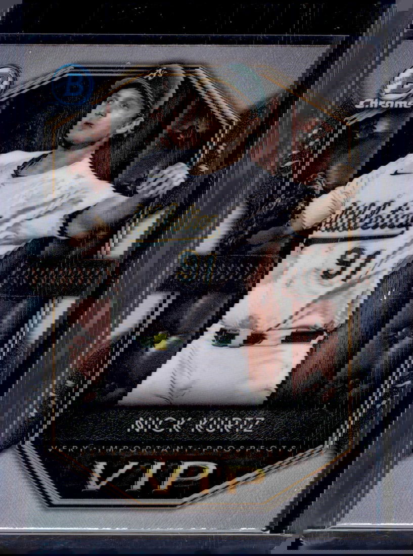 Nick Kurtz VIP Prospects 2025 Bowman Chrome #VIP-2 A's (1 of 2)