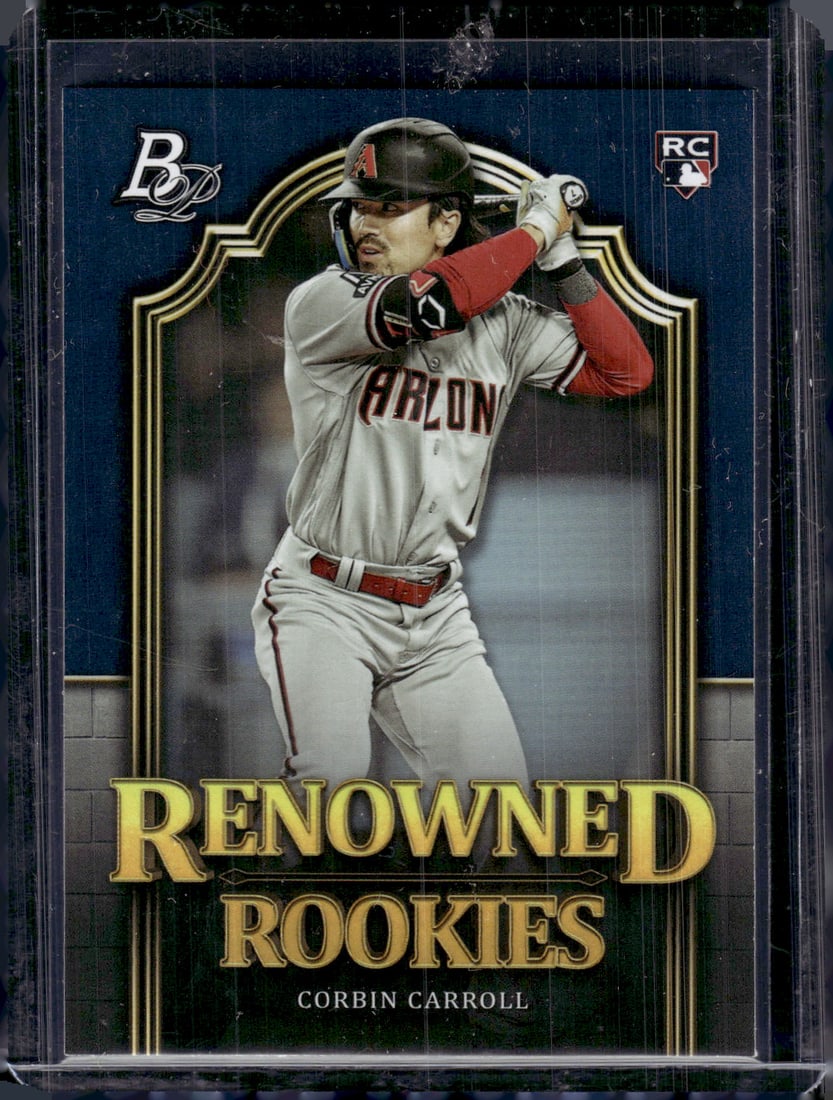 Corbin Carroll Rookie Card Renowned Rookies 2023 Bowman Platinum #RR-7 Diamondbacks (1 of 2)