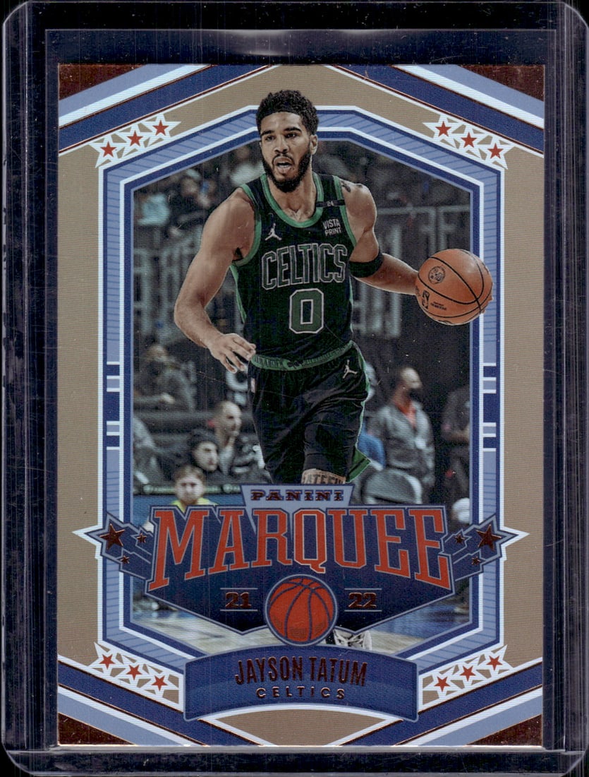 Jayson Tatum Bronze Foil 2021-22 Panini Chronicles Marquee #358 Boston Celtics NBA (1 of 2)