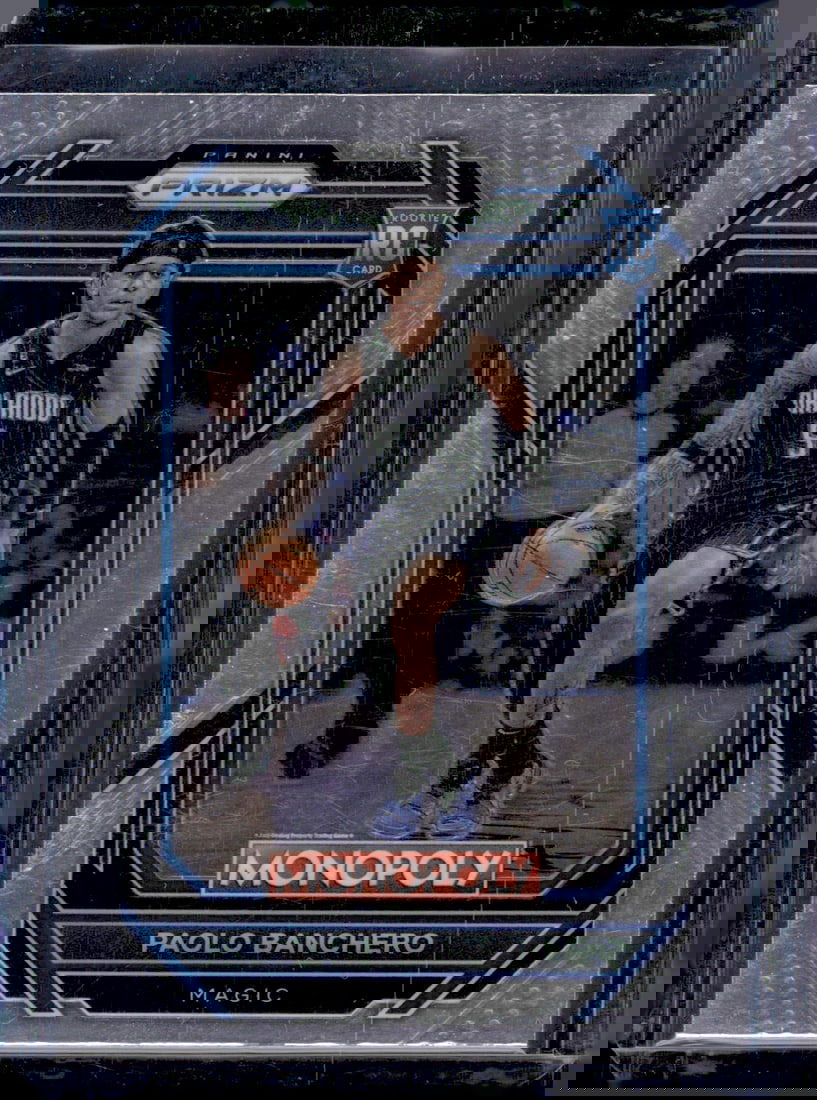 Paolo Banchero Rookie Card 2022-23 Panini Prizm Monopoly #66 Magic, Duke Blue Devils (1 of 2)