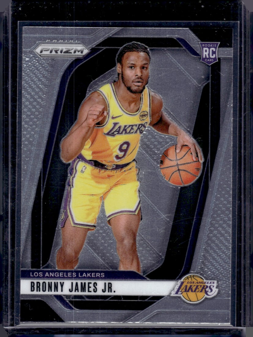 Bronny James Jr. Rookie Card 2024-25 Panini Prizm #243 Los Angeles Lakers NBA: Panini Select, Prizm, Mosaic, Contenders, Revolution, Phoenix, NBA Hoops, Rookie NFL Sports Trading Cards, Silver, SP, SSP, Wave Prizms, Numbered Cards, Basketball sports Cards for Sale Near Me, NBA C