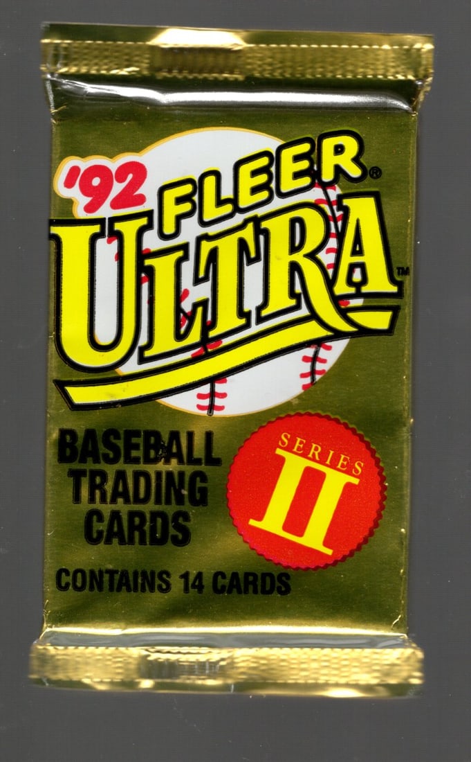 1992 Fleer Baseball Cards Retail Box Pack Sports Cards MLB Trading Cards Rookie Cards (1 of 1)