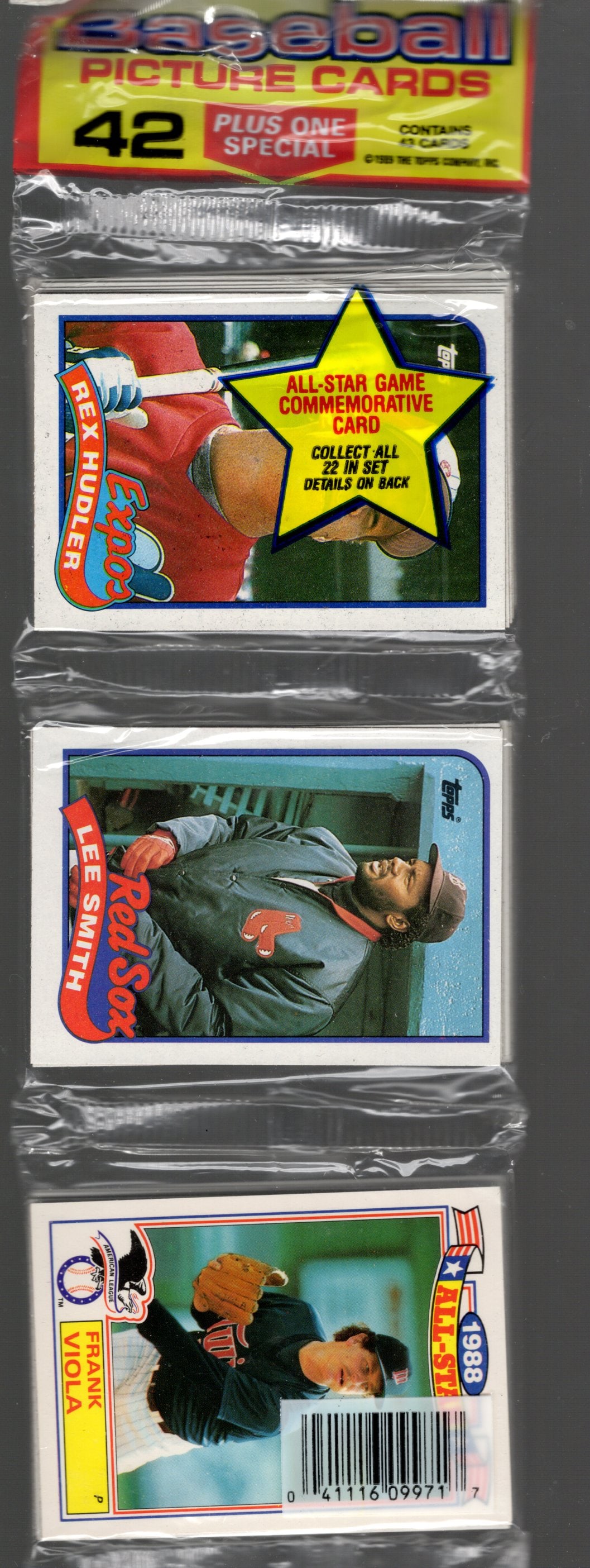 1989 Topps Baseball Cards Hanger Rack Pack 42 Cards Plus 1 Special Card: Topps Baseball MLB Trading & Sports Cards, Randy Johnson Rookie Card, Bo Jackson, Cal Ripken, Nolan Ryan, Craig Biggio Rookie Card, Dwight Gooden, Rickey Henderson, Paul Molitor, Allan Trammell, Robin