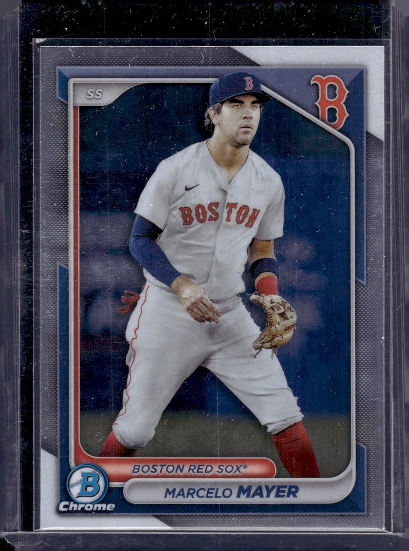 Marcelo Mayer Chrome Prospects 2024 Bowman Chrome #BCP-44 Boston Red Sox MLB (1 of 2)