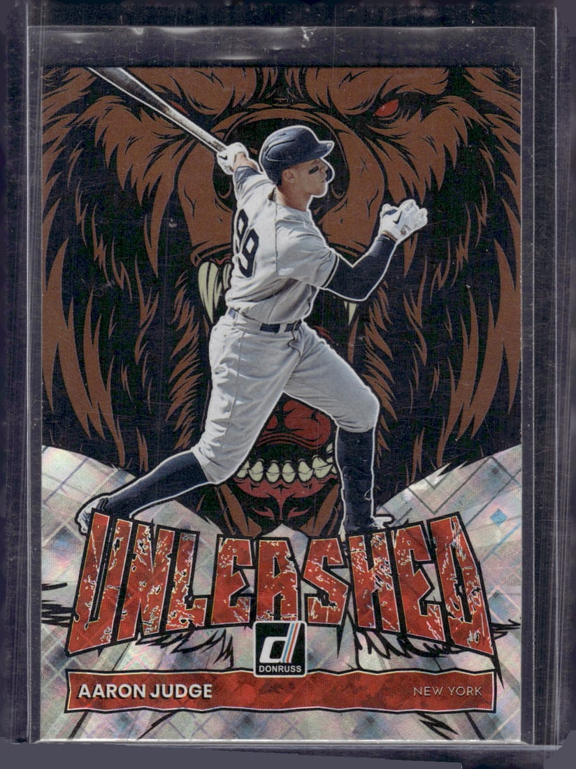 Aaron Judge Unleashed Rapture Parallel 2022 Panini Donruss #UL-12 Yankees Baseball Card: Panini Baseball MLB Trading & Sports Cards, Sports Cards for Sale Near Me, Prizm, Mosaic, Select, SP, SSP, Auction Memorabilia Lots for Sale On Line, World Series & Hall of Fame Players