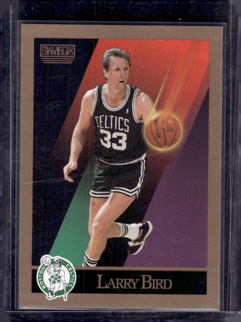 Larry Bird 1990-91 Skybox #14 Boston Celtics NBA: SkyBox, Basketball NBA Trading & Sports Cards, Sports Cards for Sale Near Me, Chrome, Refractor, SP, SSP, Valuable Auction Memorabilia Lots Sold On Line, NBA Championship & Hall of Fame Player Cards