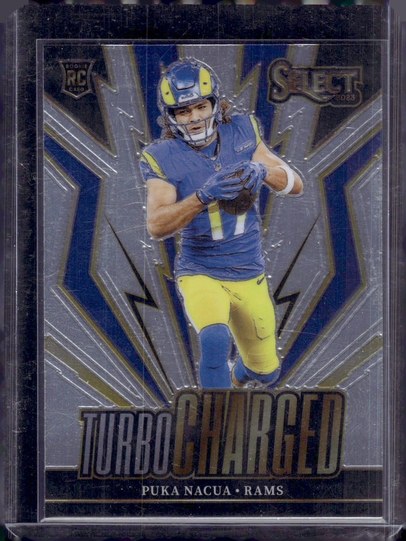 Puka Nacua Rookie Card Turbocharged 2023 Panini Select #TUR-PNA LA Rams (1 of 2)
