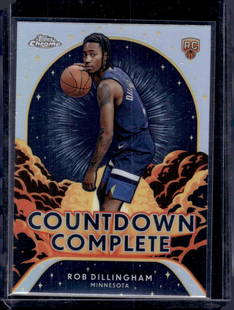 Rob Dillingham Rookie Card Countdown Complete Refractor 2024-25 Topps Chrome #CC-16: Topps Baseball MLB Trading & Sports Cards, Sports Cards for Sale Near Me, World Series & Hall of Fame Players Memorabilia, Refractors, X-Fractors, Numbered, SP, SSP, Valuable Auction Memorabilia Lots