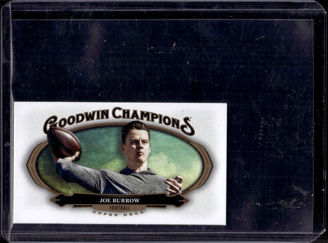 Joe Burrow 2020 Upper Deck Goodwin Champions Mini #91 Bengals (1 of 2)