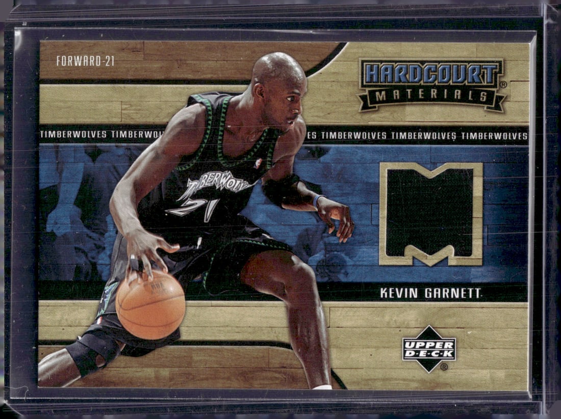 Kevin Garnett Game Used Patch 2006-07 Upper Deck Hardcourt #HM-KG Basketball Card (1 of 2)