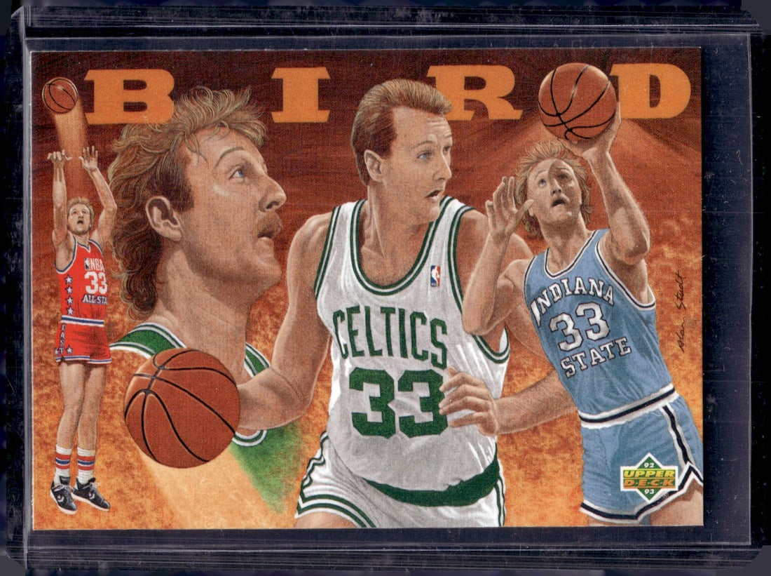 Larry Bird Checklist 1993 Upper Deck #27 Boston Celtics NBA (1 of 2)