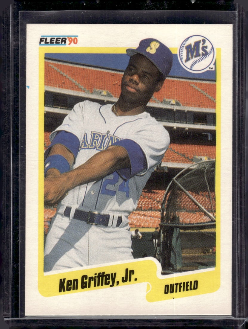 Ken Griffey Jr. 1990 Fleer #513 Mariners Baseball Card (1 of 2)
