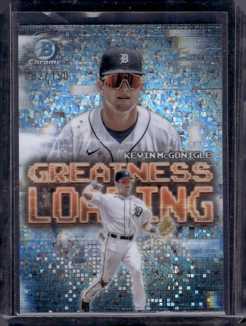 Kevin McGonigle Mini Diamond Refractor /150 2025 Bowman Chrome #GL-9 Tigers MLB (1 of 2)