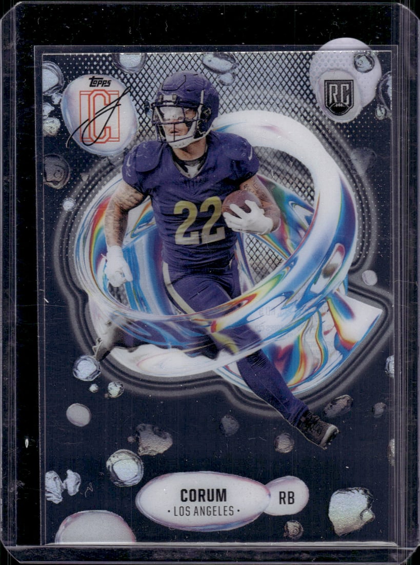 Blake Corum Rookie Card Fluidity Acetate 2024 Topps Signature Class #F-15 Rams: Topps Football NFL Trading Sports Cards, Sports Cards for Sale Near Me, Super Bowl & Hall of Fame Player Cards, Resurgence, Composite, SP, SSP, Valuable Auction Memorabilia Lots For Sale On Line