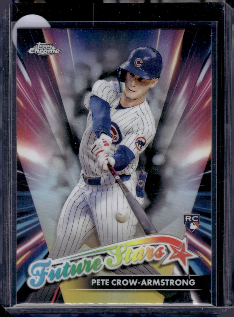 Pete Crow-Armstrong Future Stars Rookie Card 2024 Topps Chrome #FSU-19 Chicago Cubs (1 of 2)
