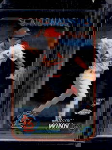 Masyn Winn Rookie Card 2024 Topps Chrome #189 St. Louis Cardinals Baseball Card: Topps Baseball MLB Trading & Sports Cards, Sports Cards for Sale Near Me, World Series & Hall of Fame Players Memorabilia, Refractors, X-Fractors, Numbered, SP, SSP, Valuable Auction Memorabilia Lots