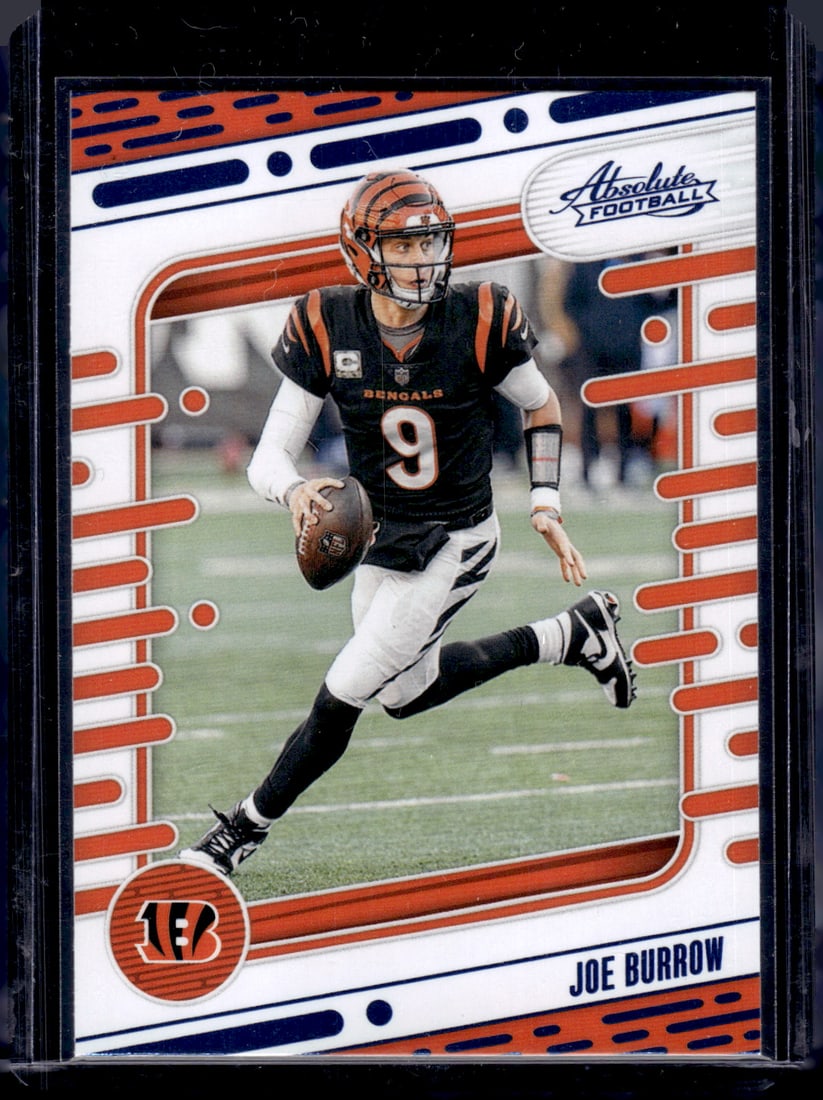 Joe Burrow Blue Foil 2024 Panini Absolute #20 Cincinnati Bengals Football Card (1 of 2)