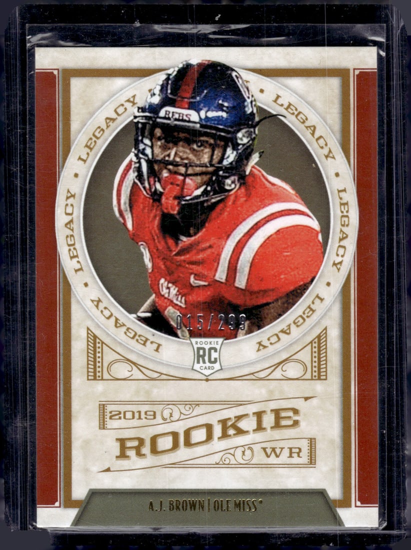 Aj Brown Rookie Card /299 2019 Panini Legacy #141 Eagles (1 of 2)