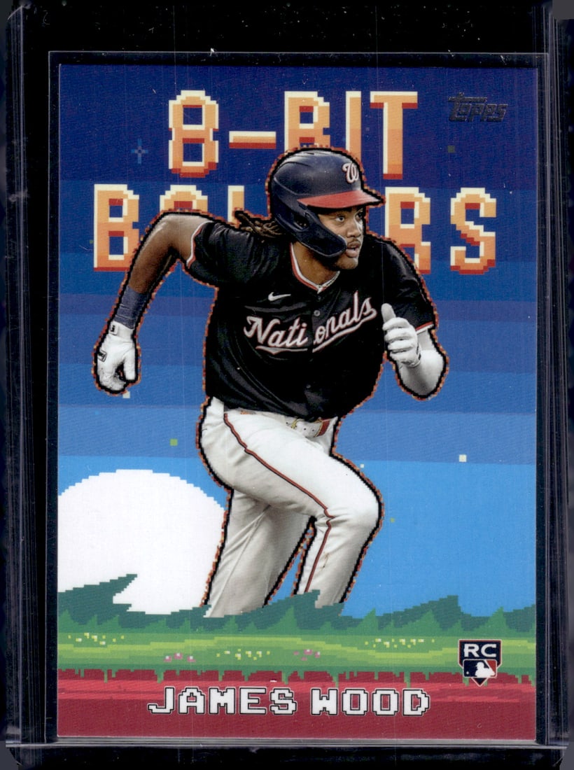 James Wood Rookie Card 8-Bit Ballers 2025 Topps #8B-16 Washington Nationals (1 of 2)