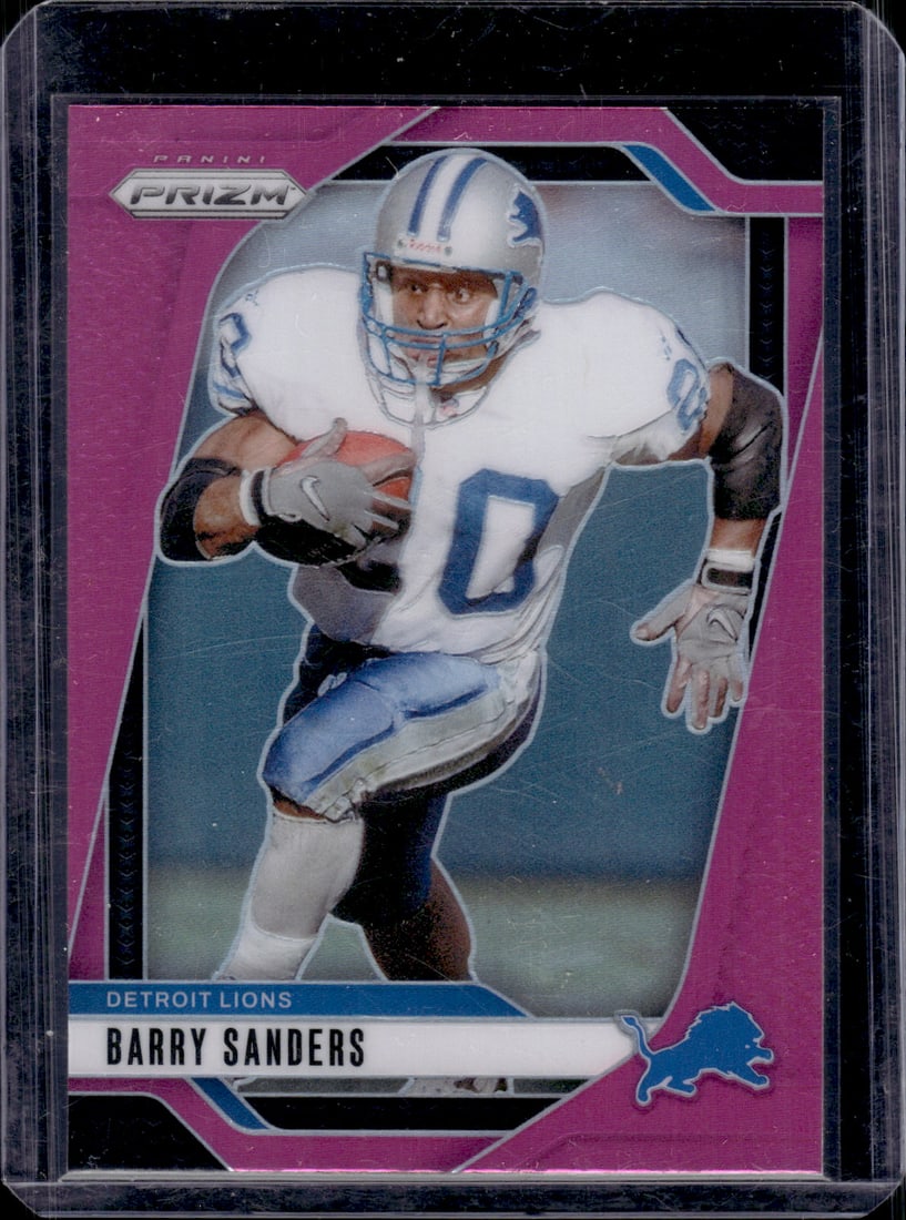 Barry Sanders Pink Prizm 2024 Panini Prizm #99 Detroit Lions NFL (1 of 2)