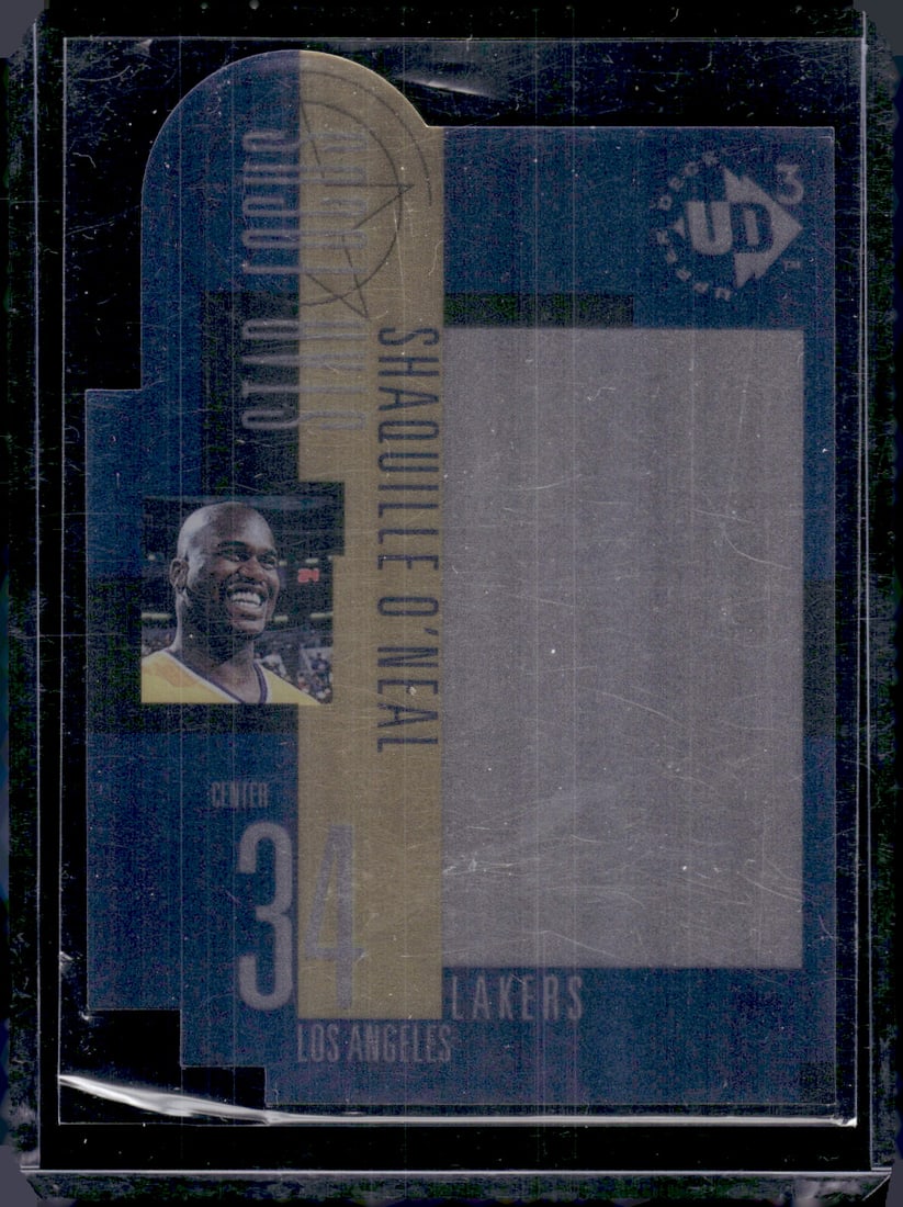 Shaquille O'Neal Star Focus Die Cut 1997 Upper Deck #34 LA Lakers NBA (1 of 2)