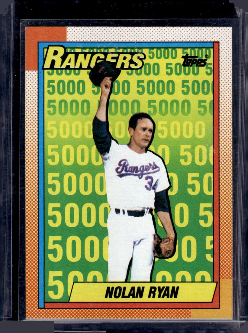 Nolan Ryan 1990 Topps #5 Houston Astros Baseball Card (1 of 2)