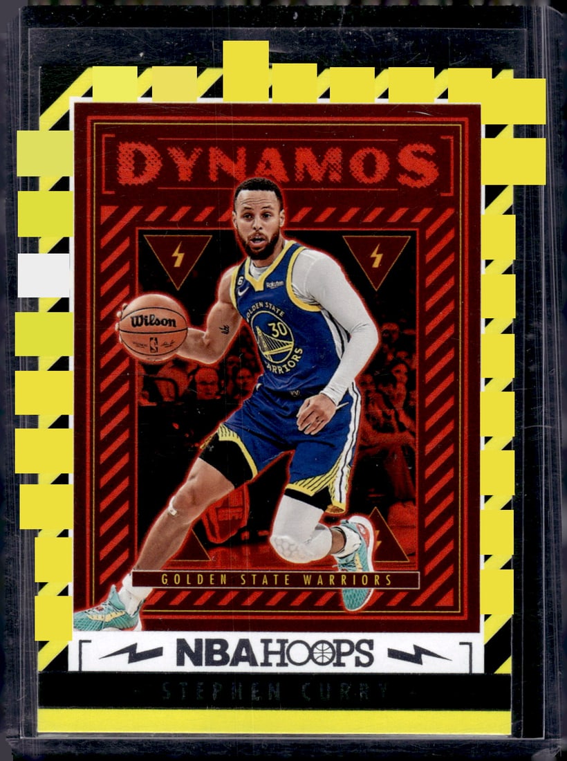 Stephen Curry Dynamos 2023-24 Panini NBA Hoops #9 Golden State Warriors (1 of 2)