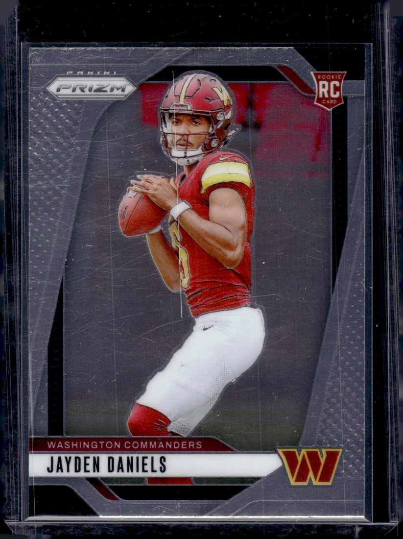 Jayden Daniels Rookie Card 2024 Panini Prizm #347: Panini Select, Prizm, Mosaic, Contenders, Zenith, Phoenix, Illusions, Absolute, Rookie NFL Sports Trading Cards, SP, SSP, Cards, Football Cards for Sale Near Me, Superbowl & Hall of Fame Player Cards,