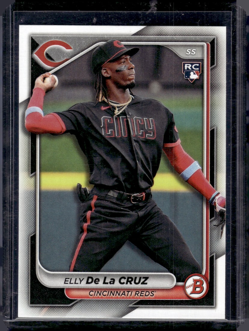 Elly De La Cruz Rookie Card 2024 Bowman #22 Cincinnati Reds Baseball Card (1 of 2)
