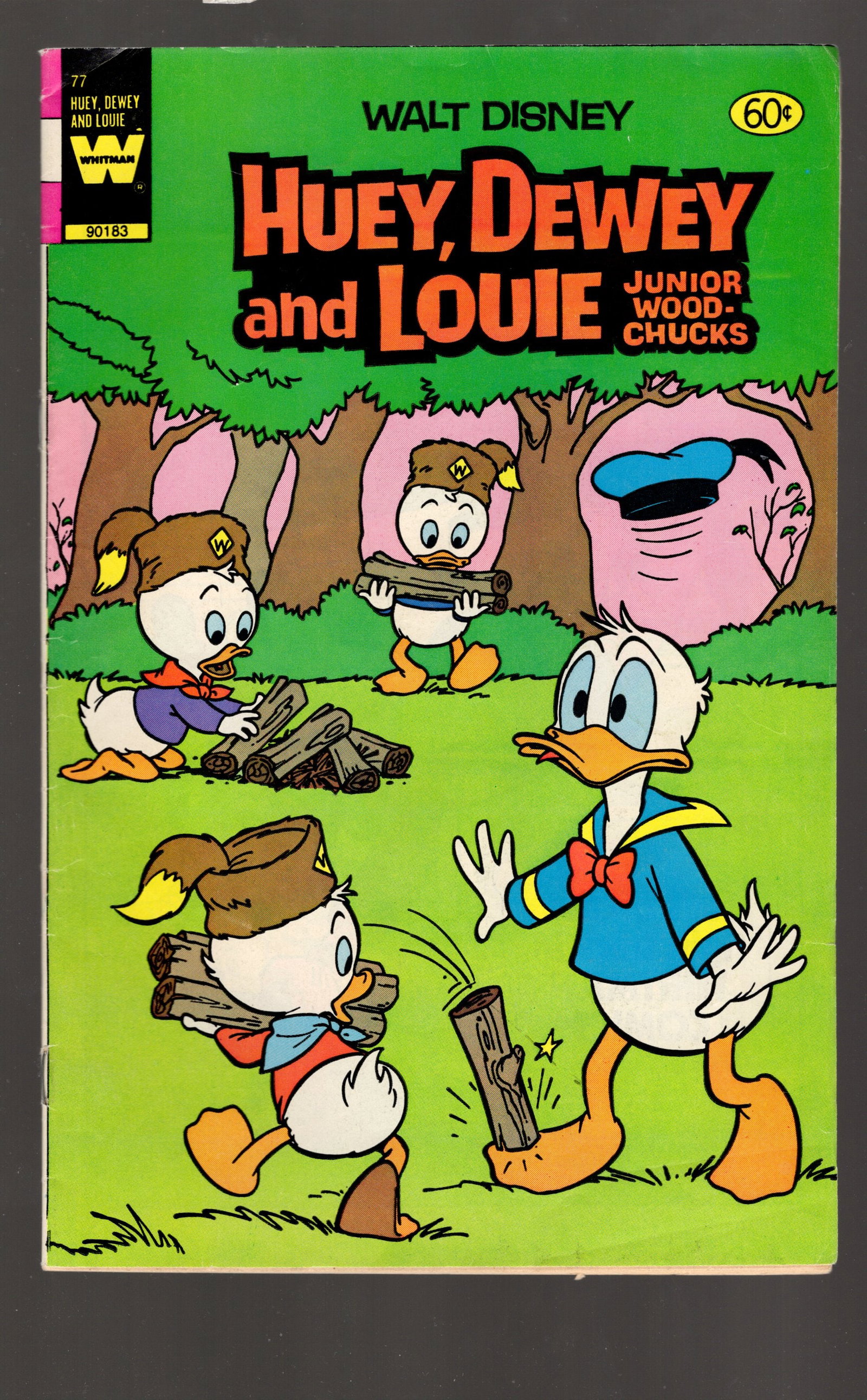 Walt Disney's Huey, Dewey, and Louie Junior Woodchucks Whitman 1983 No 77 in Great Condition: All Comic Books come Bagged, Boarded, and Sleeved in a Hard PVC Top Loader, Shipping is a little more than baseball cards due to the cost of supplies, Super Heroes Collectibles, Auction Magazine Lots 