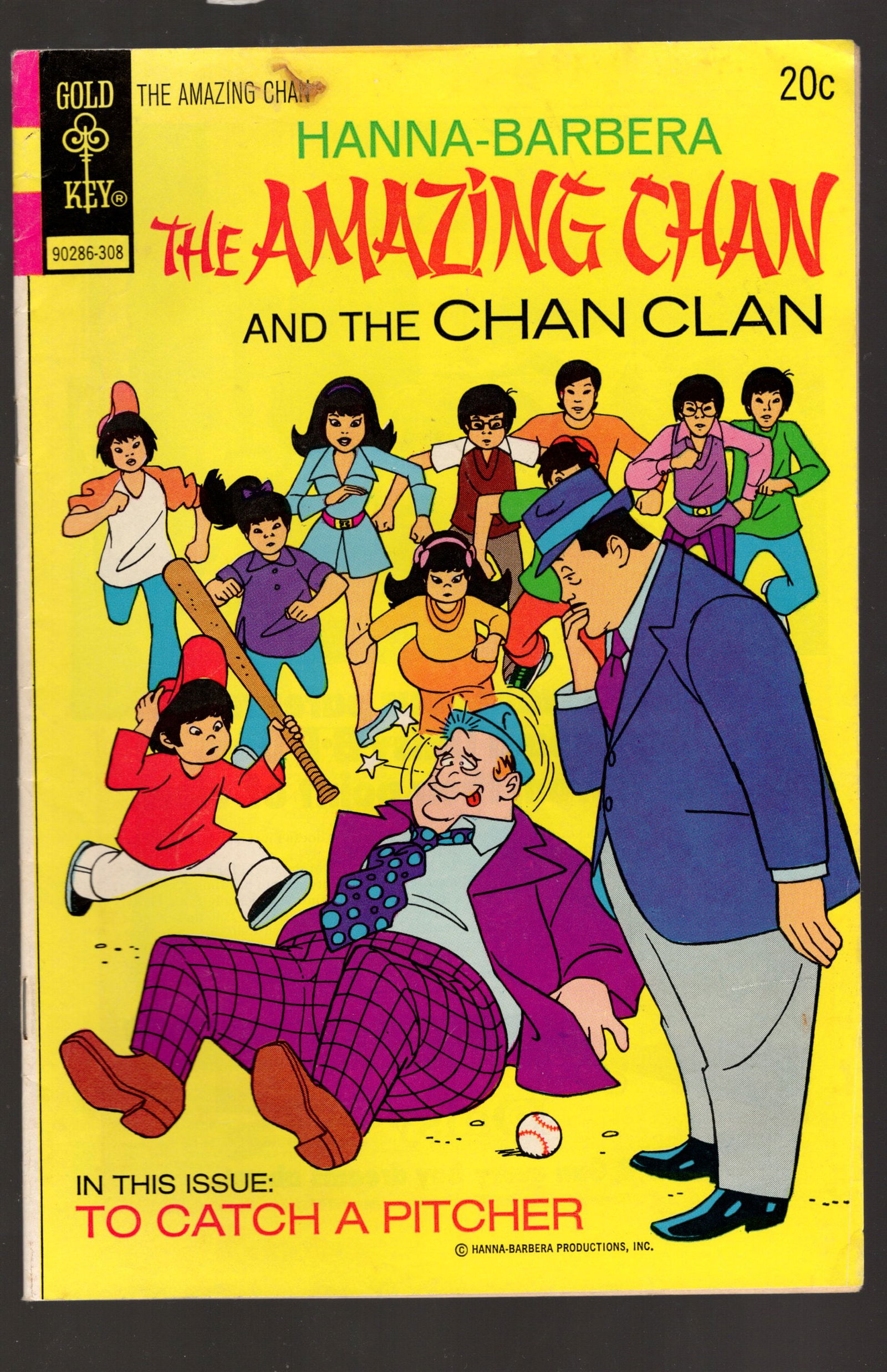 Hanna Barbara The Amazing Chan and the Chan Clan No 2 GOLD KEY 1973 Rare Mid-High Grade (1 of 2)