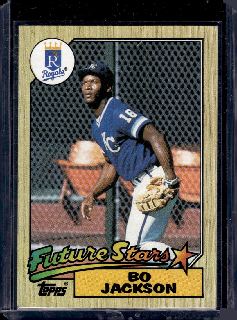 Bo Jackson Future Stars 1987 Topps #170 Royals Baseball Card (1 of 2)
