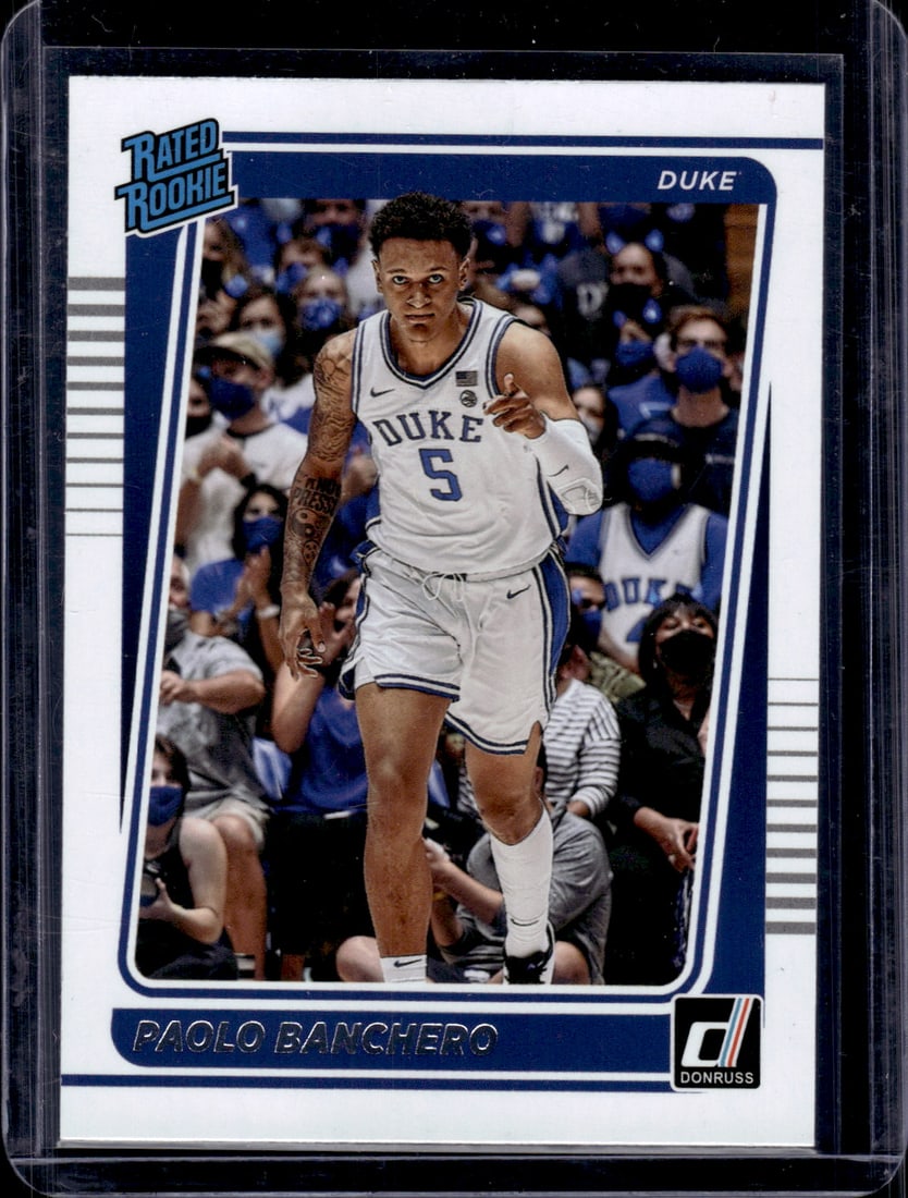 Paolo Banchero Rookie Card 2022 Chronicles Donruss Draft Picks #2 Duke Blue Devils (1 of 2)