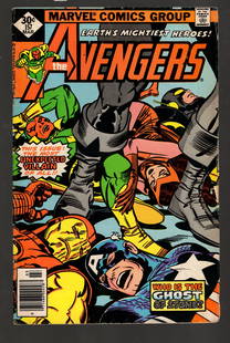 The Avengers Vintage Marvel Comic Book, March of 1977, #157 In Superb Condition, Ultron & Black: All Comic Books come Bagged, Boarded, and Sleeved in a Hard PVC Top Loader, Shipping is a little more than baseball cards due to the cost of supplies, Super Heroes Collectibles, Auction Magazine Lots