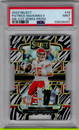 Patrick Mahomes Zebra Prizm Die Cut SSP Case Hit 2023 Panini Select #49 PSA 9