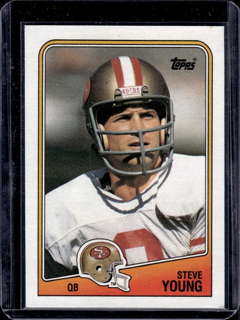 Steve Young 1988 Topps #39 San Francisco 49ers: Topps Football NFL Trading Sports Cards, Sports Cards for Sale Near Me, Super Bowl & Hall of Fame Player Cards, Resurgence, Composite, SP, SSP, Valuable Auction Memorabilia Lots For Sale On Line
