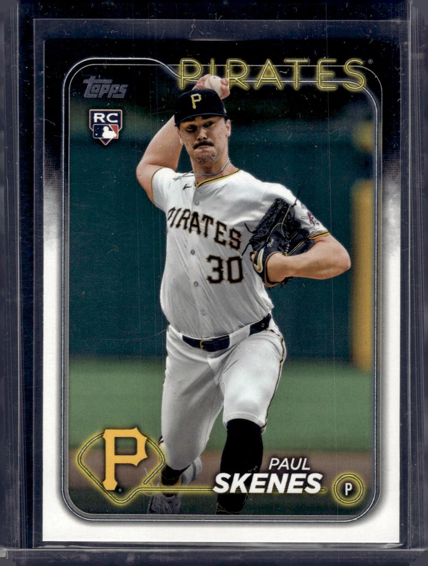 Paul Skenes Rookie Card 2024 Topps Update #US100 Pirates Baseball Card: Topps Baseball MLB Trading & Sports Cards, Sports Cards for Sale Near Me, World Series & Hall of Fame Players Memorabilia, Refractors, X-Fractors, Numbered, SP, SSP, Valuable Auction Memorabilia Lots 