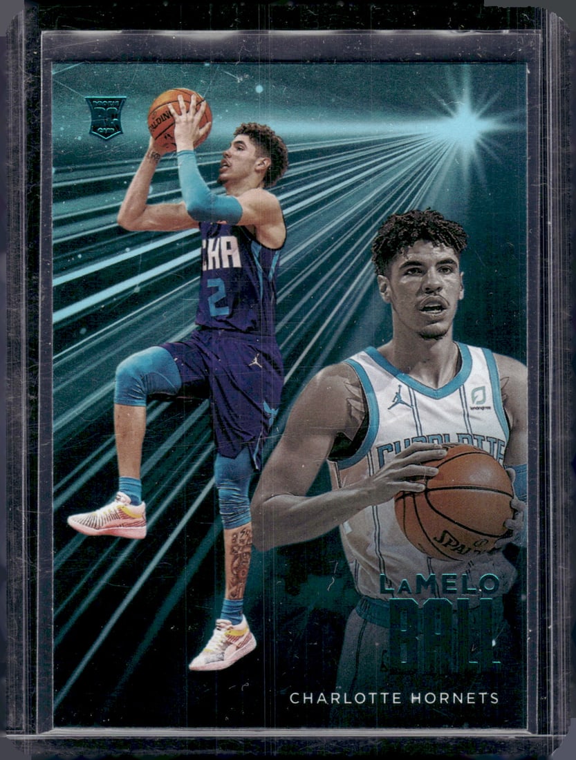 LaMelo Ball Rookie Card Teal 2020-21 Panini Chronicles Essentials #201 Hornets NBA: Panini Select, Prizm, Mosaic, Contenders, Revolution, Phoenix, NBA Hoops, Rookie NFL Sports Trading Cards, Silver, SP, SSP, Wave Prizms, Numbered Cards, Basketball sports Cards for Sale Near Me, NBA C